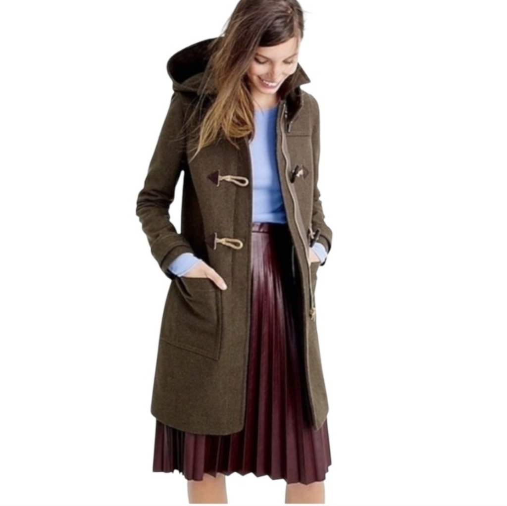J Crew Brown Trench Coat Timeless Classic Outerwear